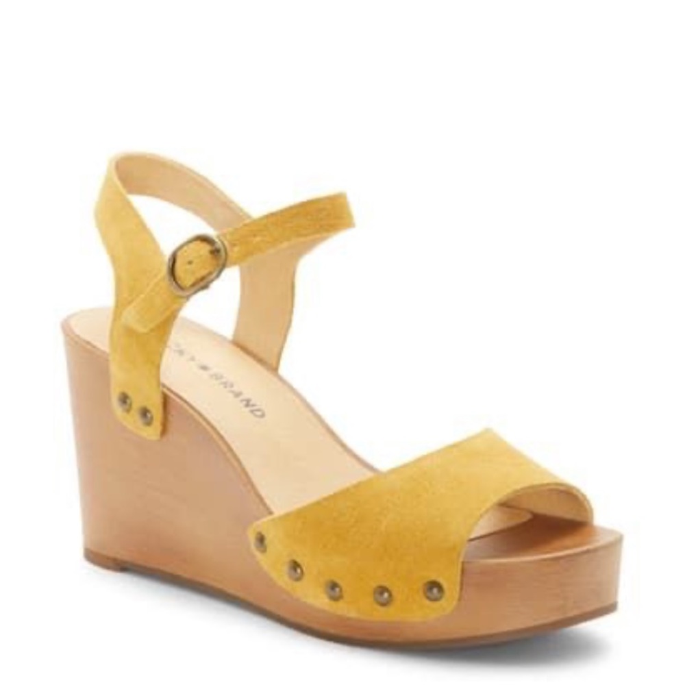 🆕🤩Lucky Brand Zashti Perfect Yellow Wedge